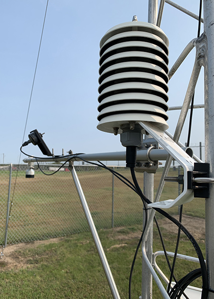 Freezing rain and snow sensor